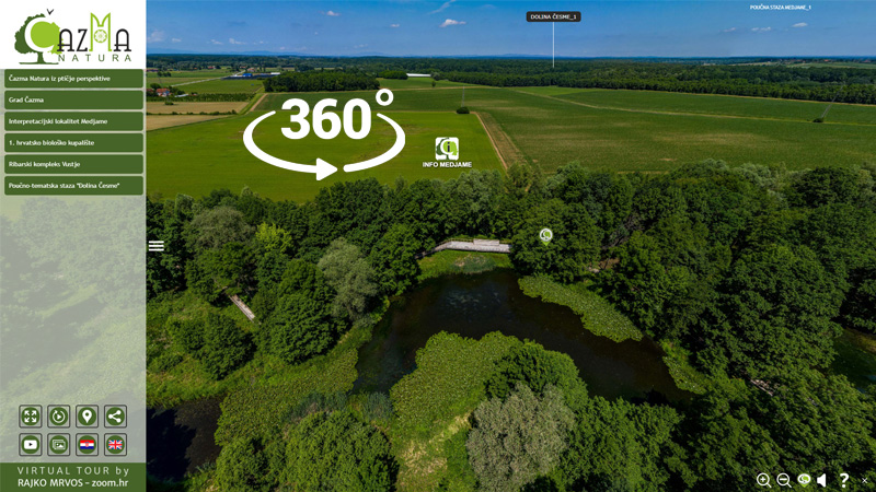 ČAZMA NATURA_360 virtualna šetnja